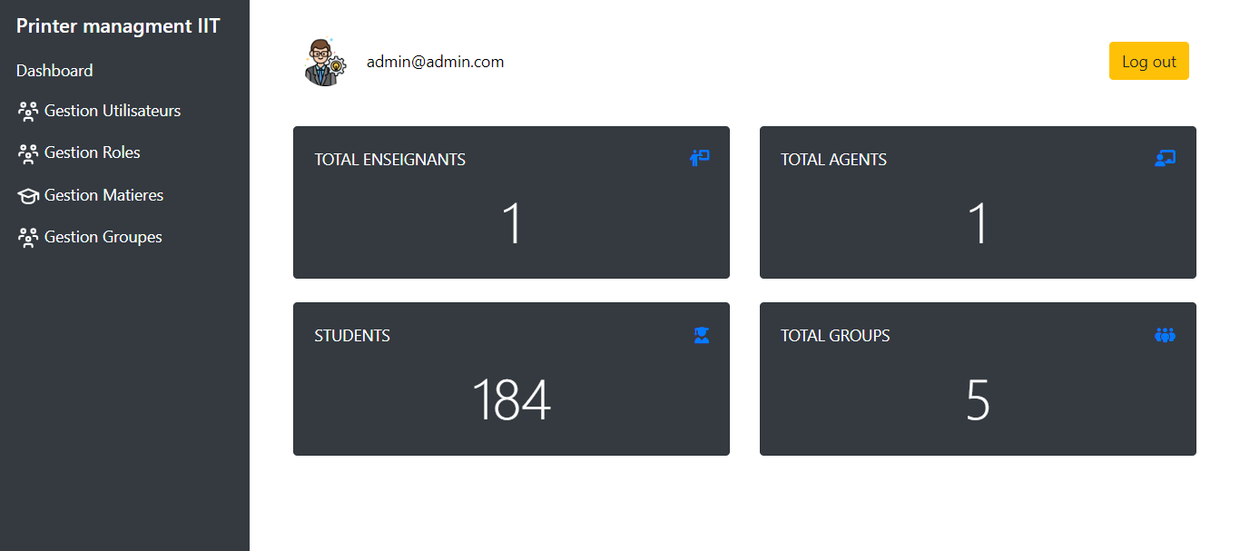 University Printer Management System